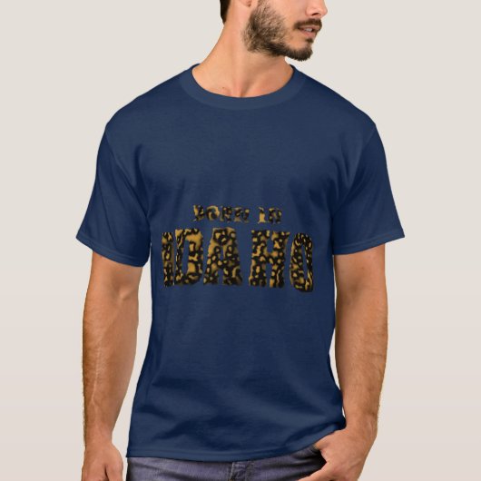 Geboren in Idaho Oversized 3 T-shirt (Voorkant)