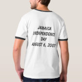 GEBOREN IN JAMAICA/ONAFHANKELIJKHEID 2007 T-SHIRT (Achterkant volledig)