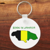Geboren in Jamaica Sleutelhanger (Voorkant)
