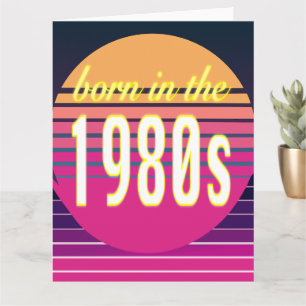 Geboren in jaren 80, Millennials, Gen X, Geboortej Kaart
