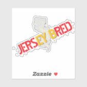 GEBOREN IN JERSEY (Spaans) Sticker (Vel)