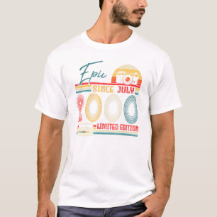 Geboren in juli 2000 EPIC sinds juli 2000 21 jaar T-shirt