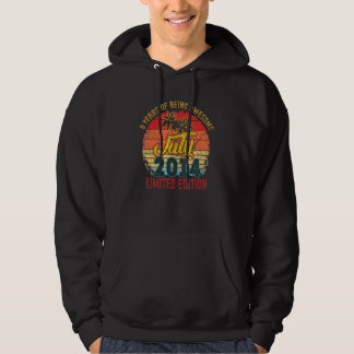 Geboren in juli 2014 8e verjaardag apparel 8 jaar  hoodie