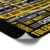 Geboren in juni Facts Poster (Hoek)