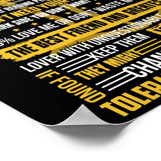 Geboren in juni Facts Poster (Hoek)