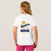 Geboren in juni - Gold Crown Verjaardag Ontwerp vo T-shirt (Achterkant volledig)