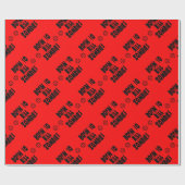 Geboren in Kill Zombies Cadeaupapier (Vlak)