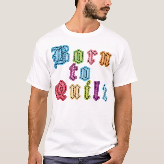 Geboren in Kilt T-shirt (Voorkant)