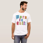 Geboren in Kilt T-shirt (Voorkant volledig)