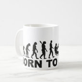 Geboren in kitesurf koffiemok (Voorkant links)