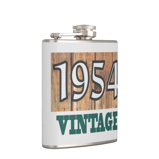 Geboren in kolf van 1954 heupfles (Rechts)