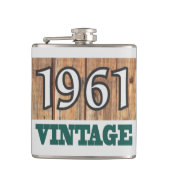 Geboren in kolf van 1961 heupfles (Voorkant)