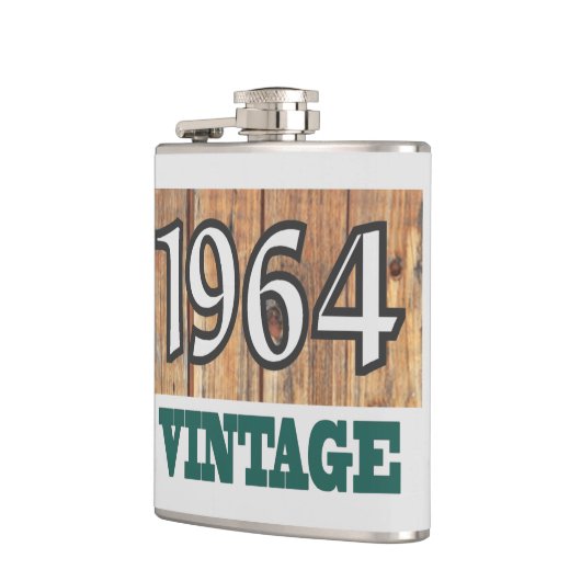 Geboren in kolf van 1964 heupfles (Links)