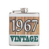 Geboren in kolf van 1967 heupfles (Voorkant)