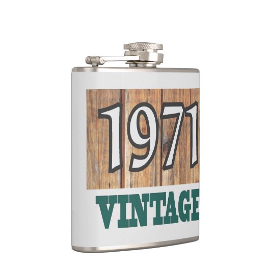 Geboren in kolf van 1971 heupfles (Rechts)