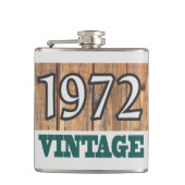 Geboren in kolf van 1972 heupfles (Voorkant)