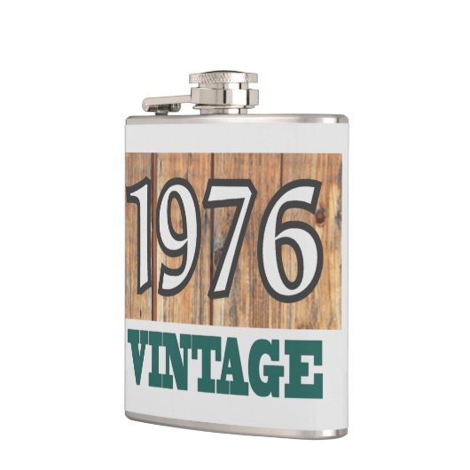 Geboren in kolf van 1976 heupfles (Links)