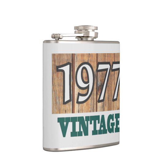 Geboren in kolf van 1977 heupfles (Rechts)