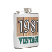 Geboren in kolf van 1981 heupfles (Rechts)