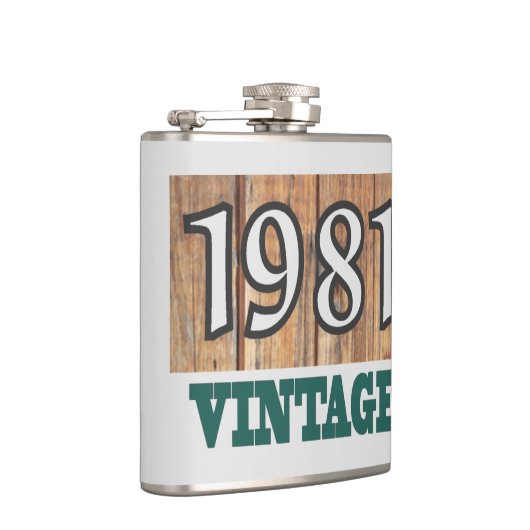 Geboren in kolf van 1981 heupfles (Rechts)