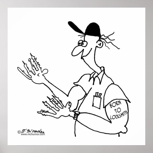 Geboren in Locksmith Poster (Voorkant)