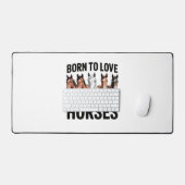 Geboren in Love Horses Bureaumat (Keyboard & Muis)