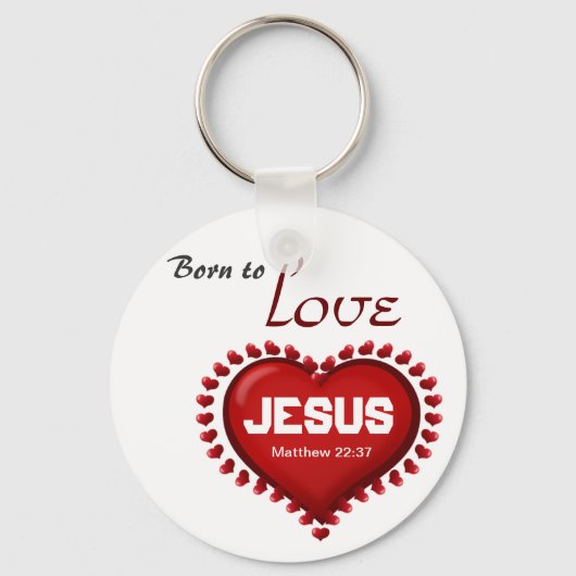 Geboren in Love Sleutelhanger (Voorkant)