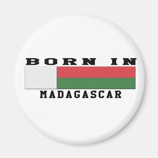 Geboren in Madagaskar Magneet (Voorkant)