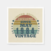 geboren in mei 1984  verjaardag servet (Voorkant)