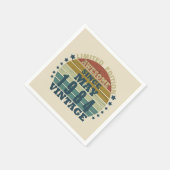 geboren in mei 1984  verjaardag servet (Hoek)