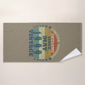 Geboren in mei 1999  verjaardag badhanddoek (Badhanddoek)