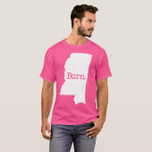 Geboren in Mississippi MS T-shirt (Voorkant volledig)