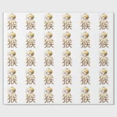 Geboren in Monkey Year 1956 - Chinese astrologie Cadeaupapier (Vlak)