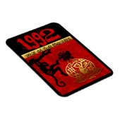 Geboren in Monkey Year 1992 - Chinese astrologie Magneet (Rechterzijde)