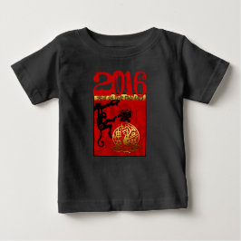 Geboren in Monkey Year Custom Year Baby T-shirt