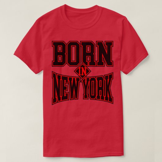 GEBOREN IN NEW YORK T-SHIRT (Design voorkant)