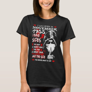 Geboren in november 1955 heb ik 3 zanden t-shirt