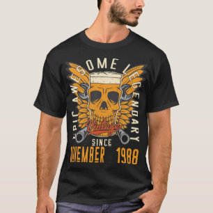 Geboren in november 1988 verjaardag t-shirt