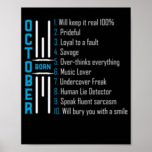 Geboren in oktober 2008 poster (Voorkant)