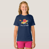 Geboren in Paddle Kayak T-shirt (Voorkant volledig)