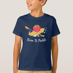 Geboren in Paddle Kayak T-shirt