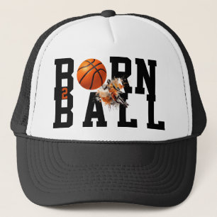 Geboren in Play Basketball Trucker Pet