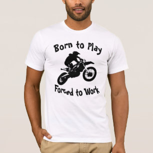 Geboren in Play Dirt Racer T-shirt