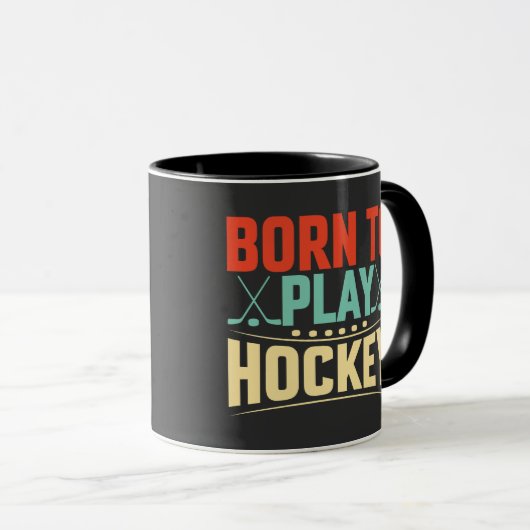 Geboren in Play Hockey Mok (Voorkant rechts)