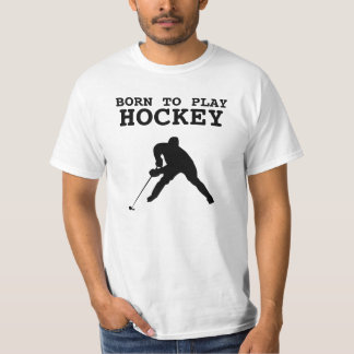 Geboren in Play Hockey T-shirt