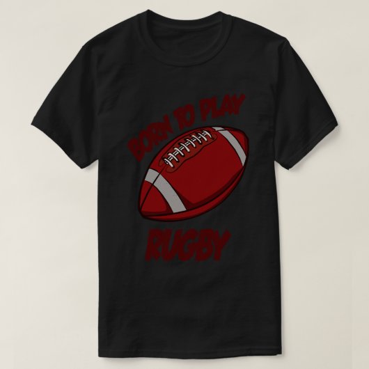 Geboren in Play Rug T-shirt (Design voorkant)