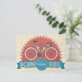Geboren in Ride Briefkaart (Staand voorkant)
