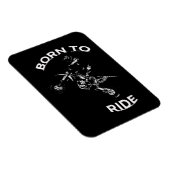 Geboren in Ride - Motocross Rider Magneet (Rechterzijde)