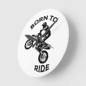 Geboren in Ride - Motocross-ringbandsluiting Ronde Klok (Hoek)