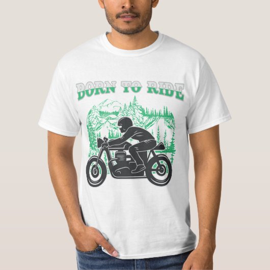 Geboren in Ride T-shirt (Voorkant)